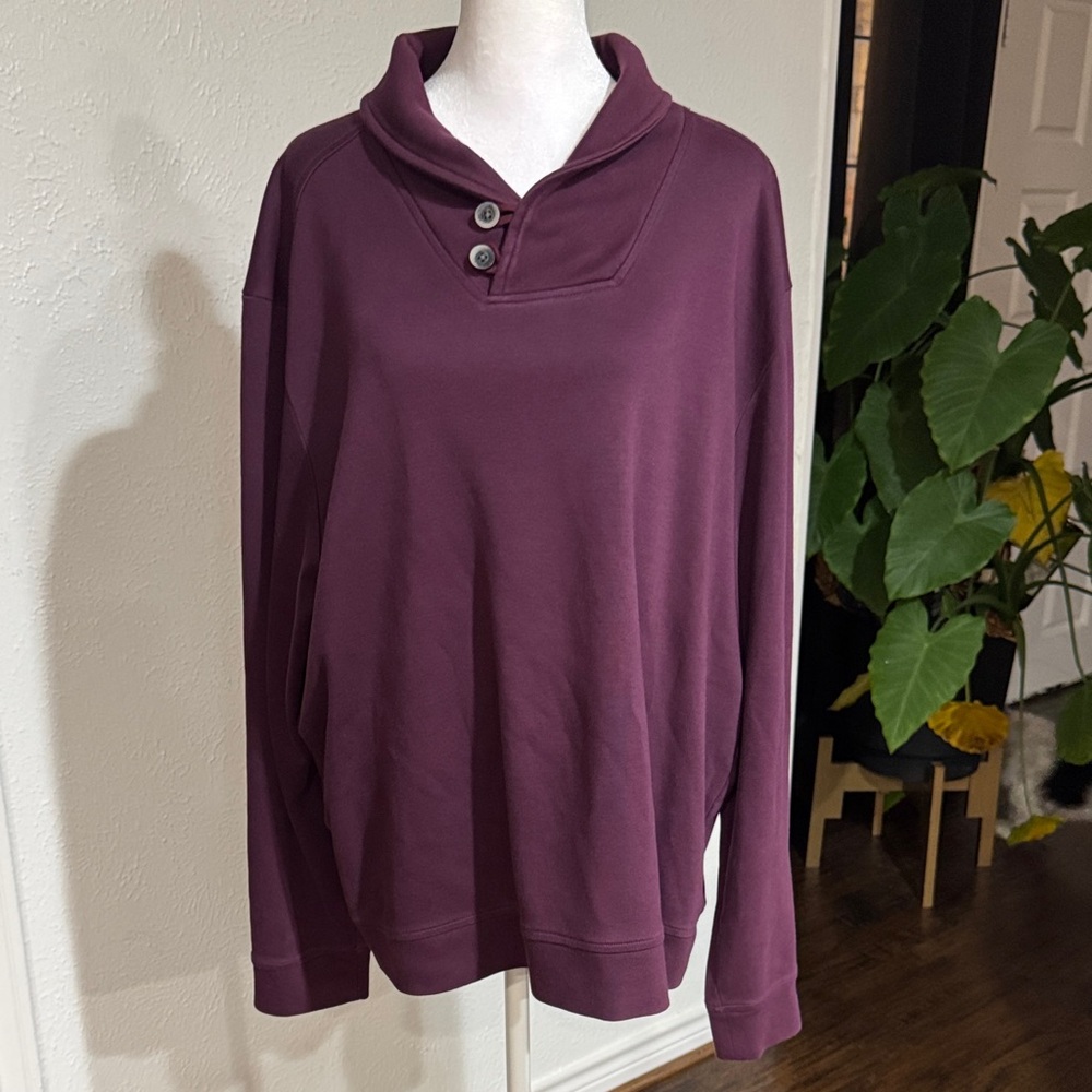 Tommy Bahama Berry Pima Cotton Pullover, Size XL